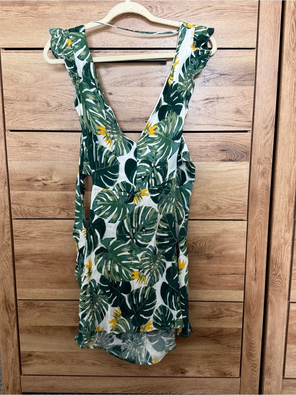 For Love & Lemons Tropical Mini Dress Sz L - Picture 5 of 6